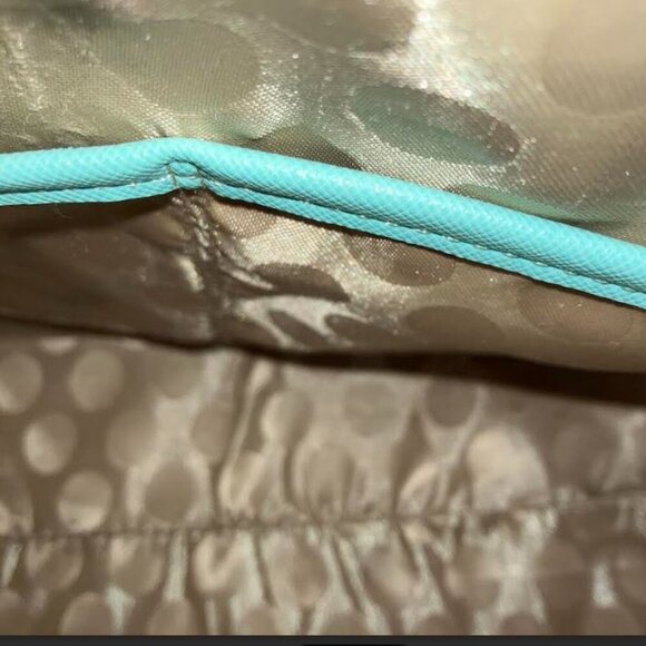 Kate Spade Cedar Street Maise Sky Blue Satchel EUC - Picture 8 of 9